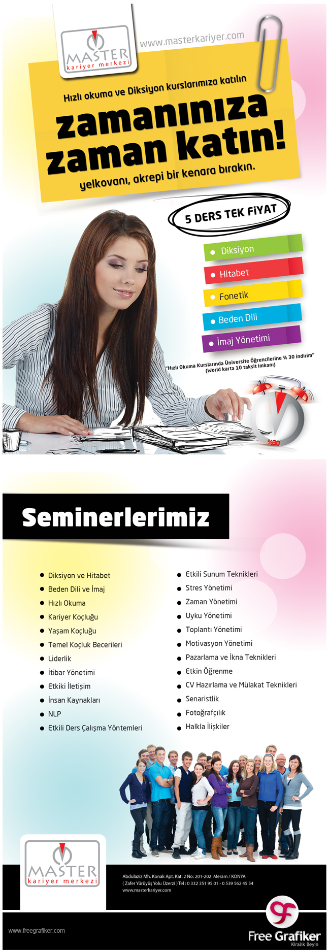 Master Kariyer Broşür Tasarımı